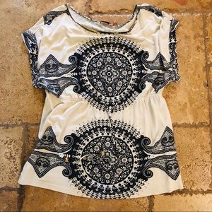 Juicy Couture Drawstring Mandala Top